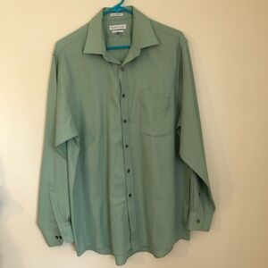 Van Heusen Light Green Button-Down